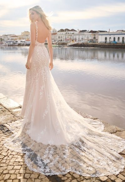 Beaded Fit-and-Flare Gown With Open Back by Maggie Sottero - Image 2