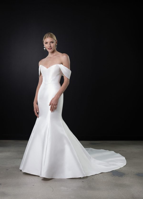 Simple And Modern Corset Fit-and-Flare Gown by Martina Liana - Image 2