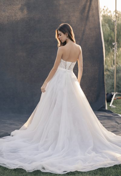 Romantic And Ethereal Tulle A-Line Gown by Allure Bridals - Image 2