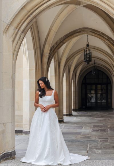 Danielle Caprese for Kleinfeld 113060 Wedding Dress  Wedding dress  couture, Plus size wedding gowns, A-line wedding dress