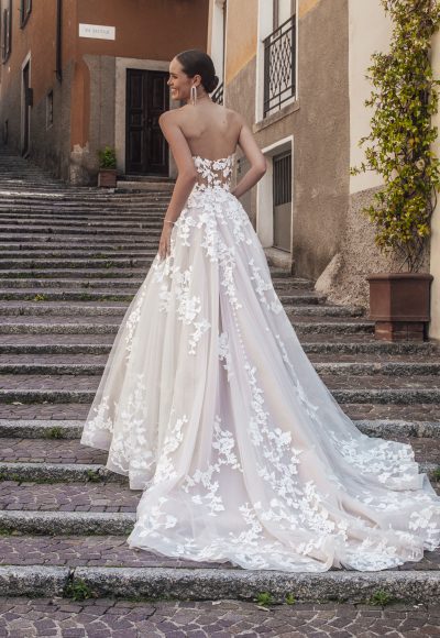 Romantic Floral A-Line Gown by Madison James - Image 2