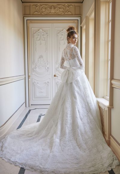 Lace Long Sleeve Ball Gown by Sareh Nouri - Image 2