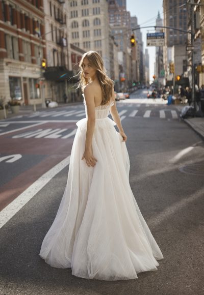 Chic And Ethereal Tulle A-Line Wedding Dress by Netta BenShabu Elite Couture - Image 2