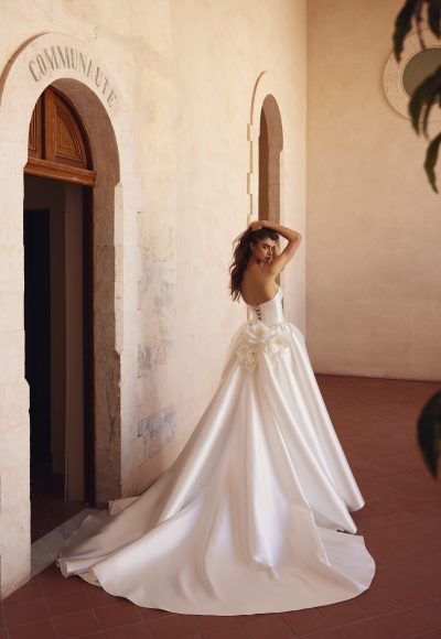 Simple Strapless Ball Gown by Love by Pnina Tornai - Image 2