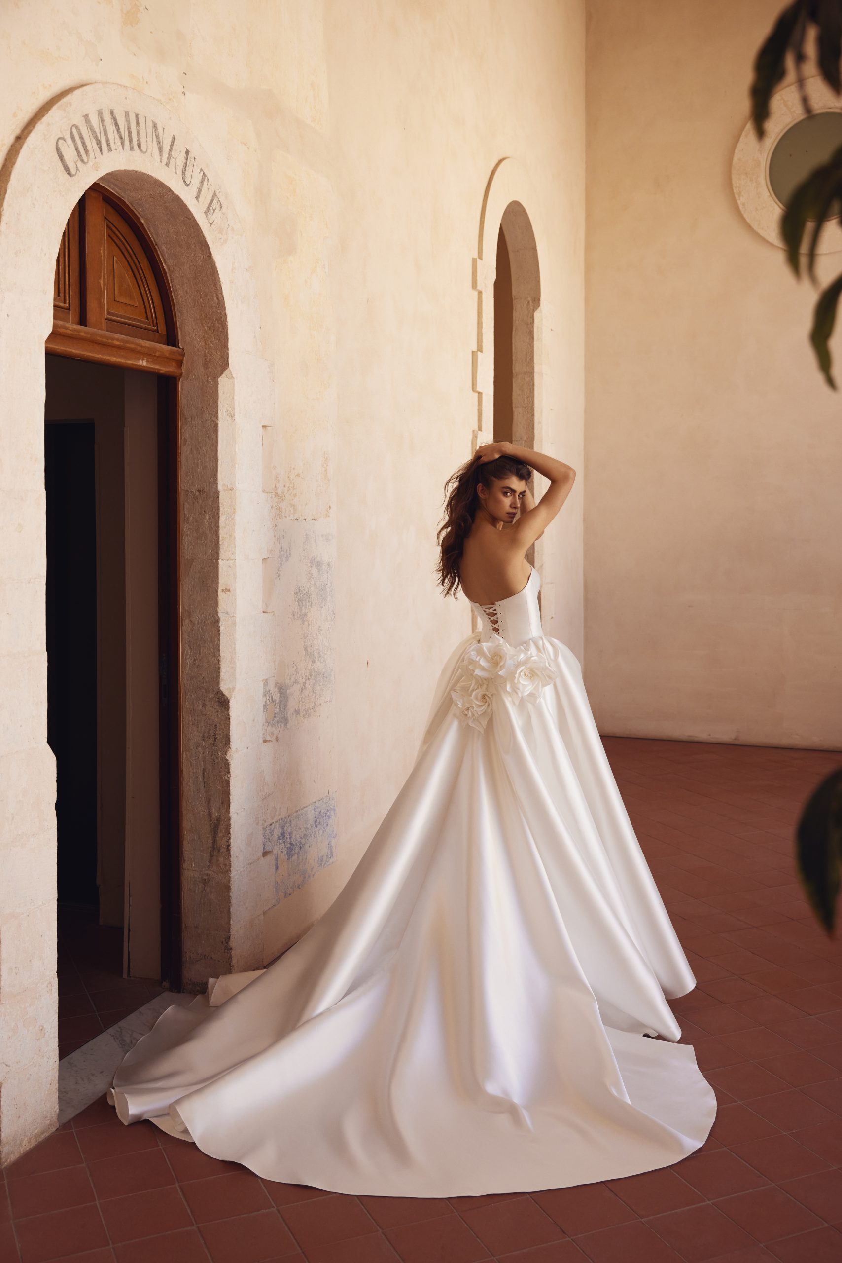 Simple Strapless Ball Gown by Love by Pnina Tornai - Image 2
