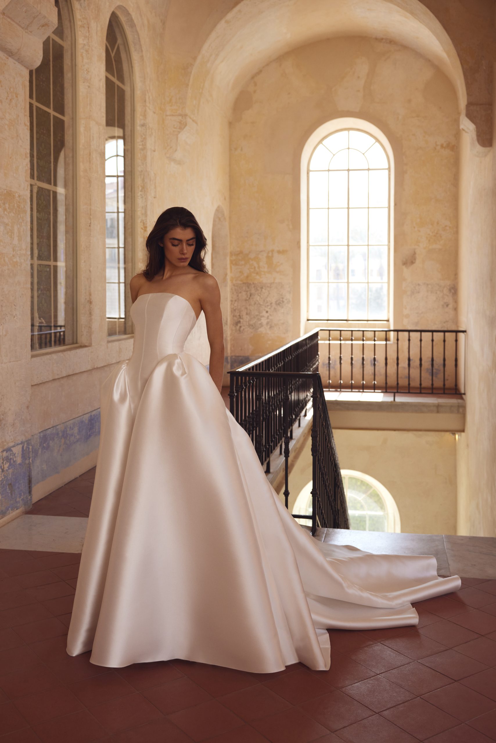 Simple Strapless Ball Gown by Love by Pnina Tornai - Image 1