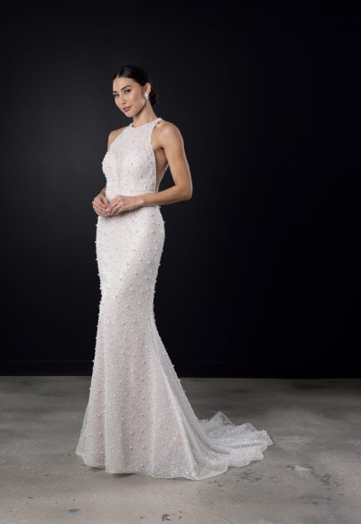 A-line Wedding Dress With Off The Shoulder Bell Sleeves 