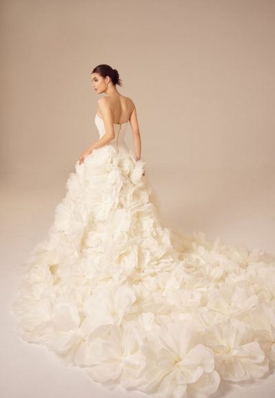 Grand 3D Floral Ball Gown by Nicole + Felicia - Image 2