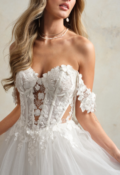 Detachable Off-the-Shoulder Straps by Maggie Sottero