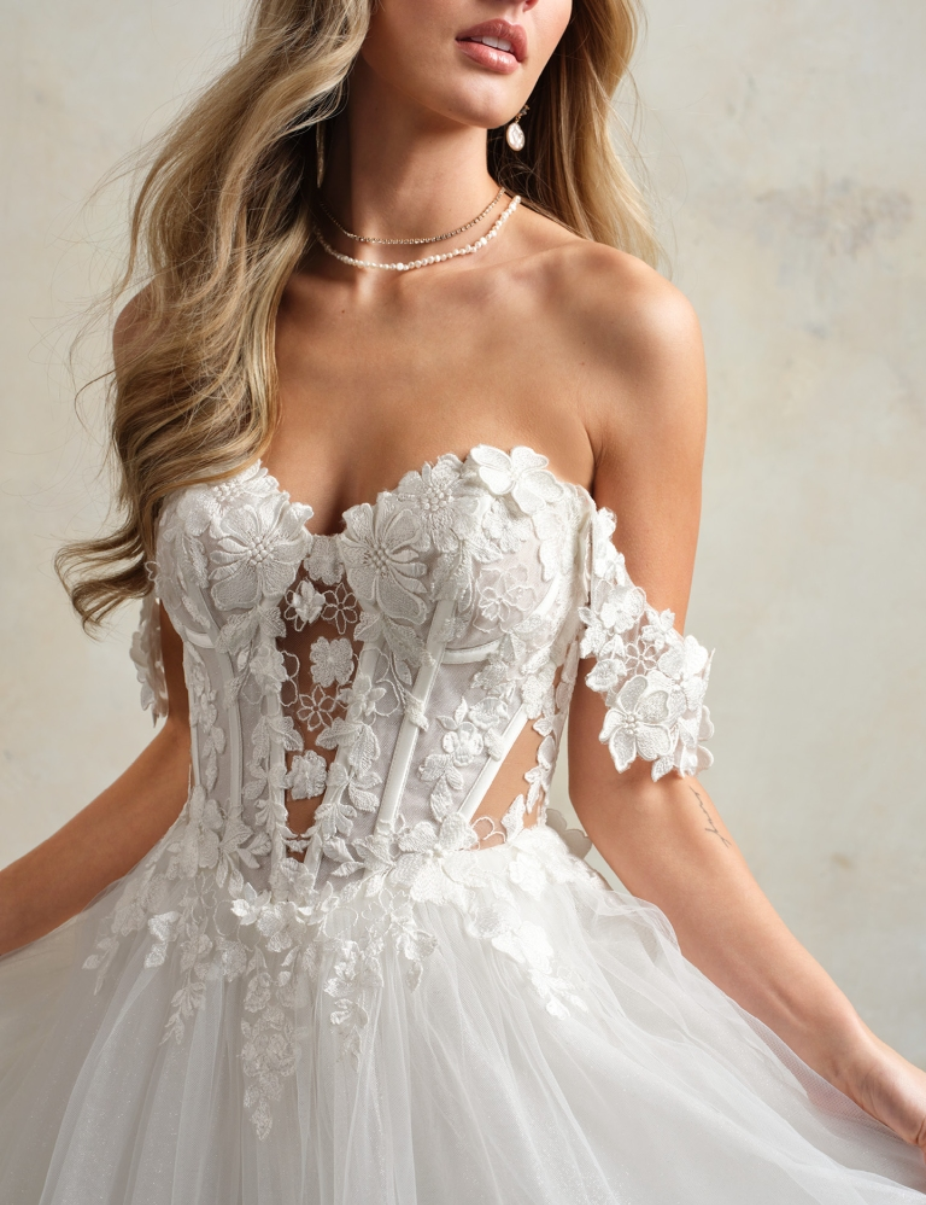 Detachable Off-the-Shoulder Straps by Maggie Sottero - Image 1