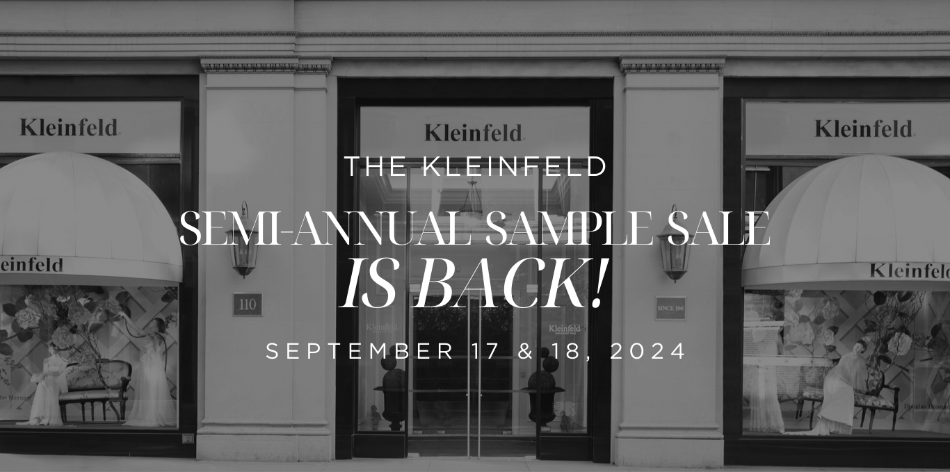 Kleinfeld sample sale 2020 hotsell