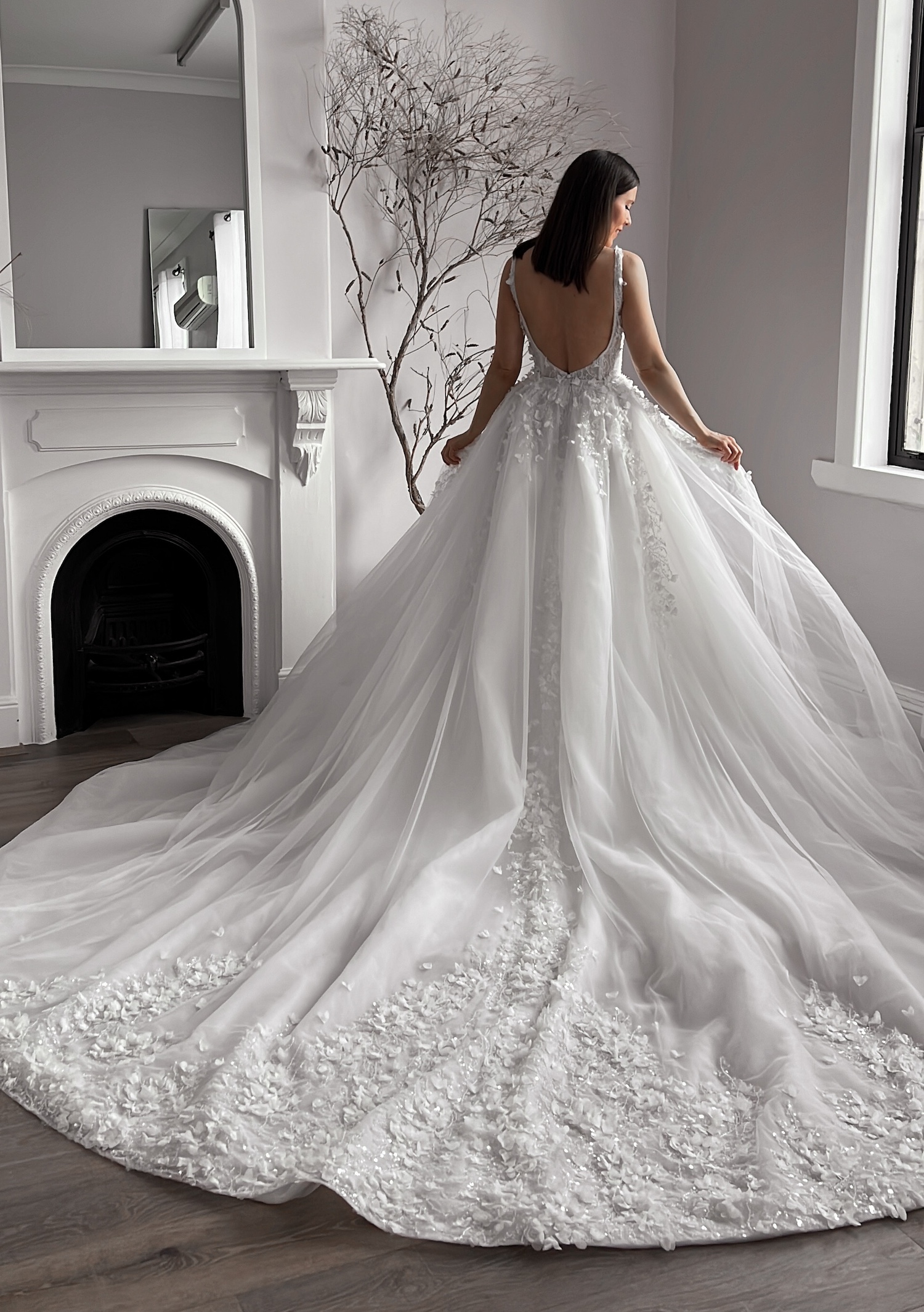 Chic And Romantic Detachable Overskirt by Blanche Bridal - Image 2