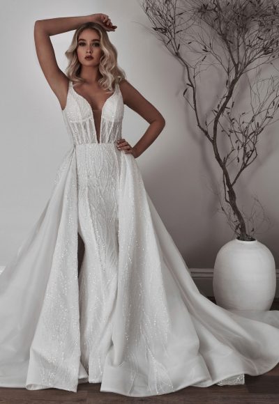 Dramatic Embellished Overskirt by Blanche Bridal