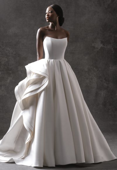 Chic And Unique Architectural Ball Gown by Allure Bridals