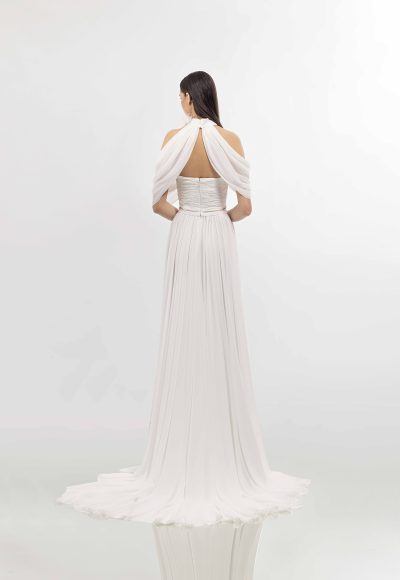 Ethereal And Chic A-Line Wedding Dress With Choker by Tony Ward - Image 2