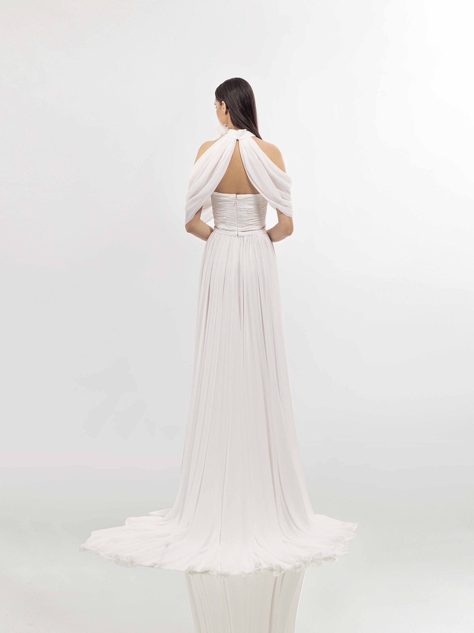 Ethereal And Chic A-Line Wedding Dress With Choker by Tony Ward - Image 2