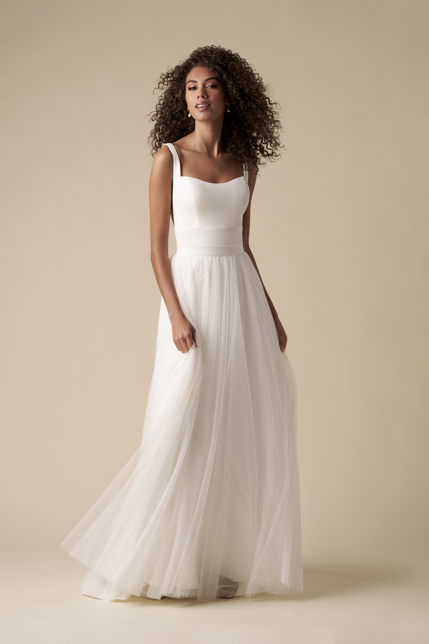 Detachable Tulle A-Line Overskirt by The Kleinfeld Collection - Image 1