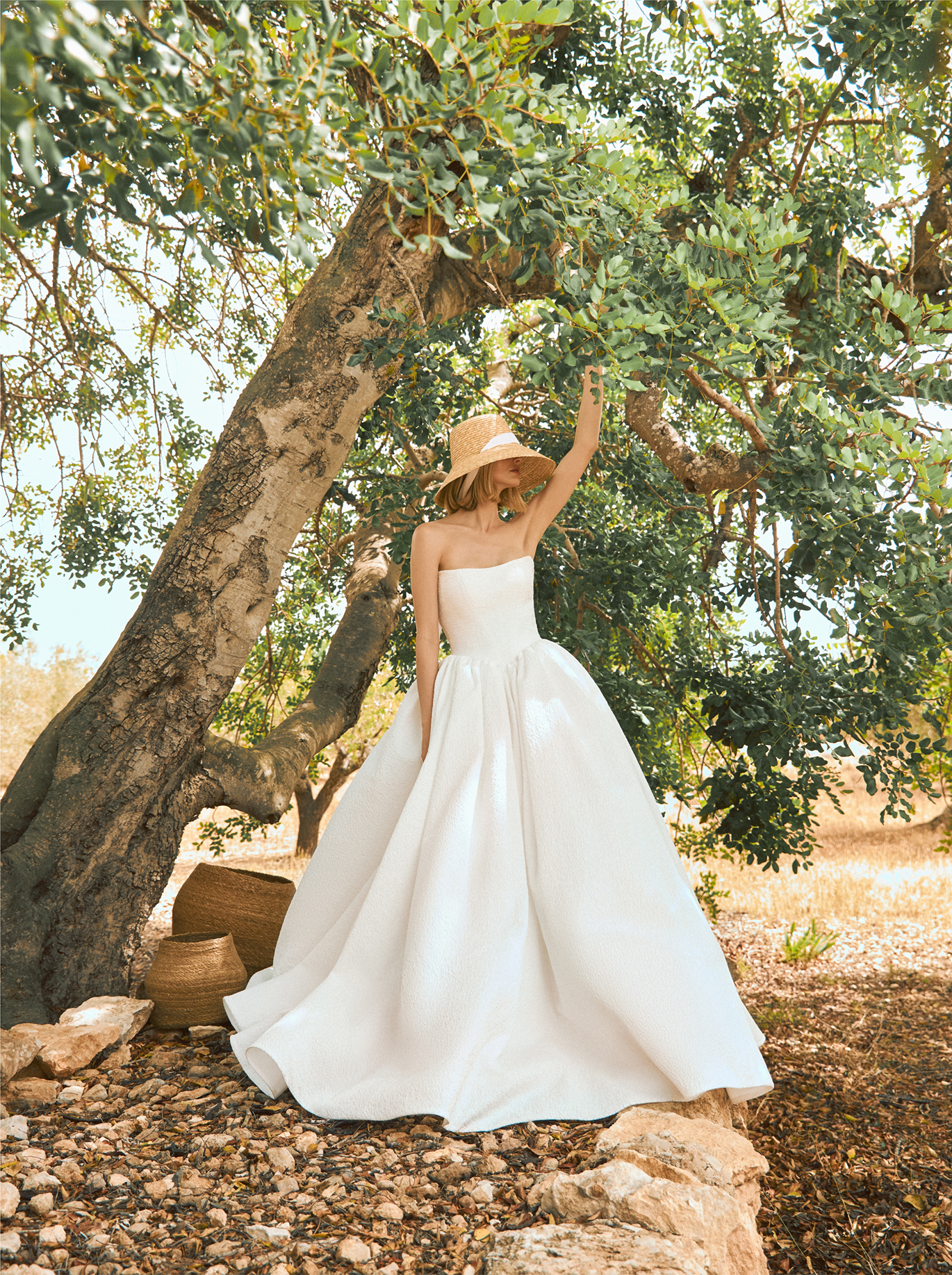 Chic And Romantic Floral Jacquard Ball Gown by Pronovias - Image 2