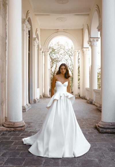 Chic And Unique Silk Two-Piece Ball Gown by Alon Livné