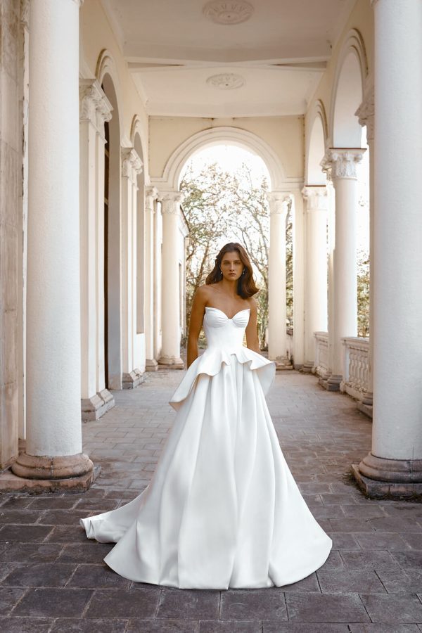 Chic And Unique Silk Two-Piece Ball Gown by Alon Livné - Image 1